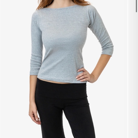 NWOT Los Angeles Apparel baby tee - Picture 1 of 2